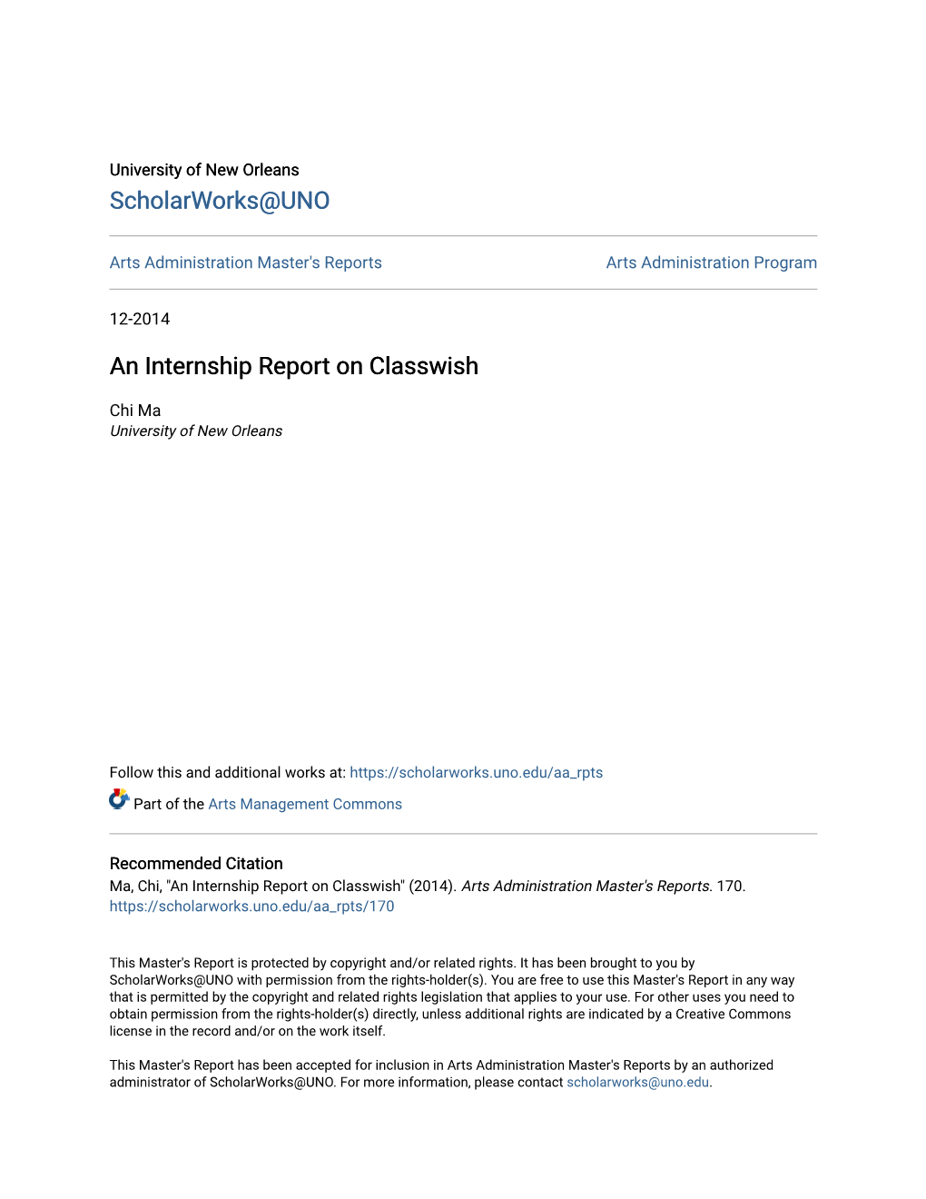 An Internship Report on Classwish