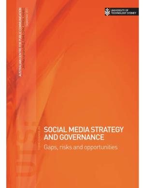 Social Media Strategy and Governance