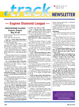— Eugene Diamond League — 4