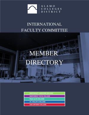 International Faculty Committee