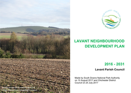Lavant Neighbourhood Development Plan Sets out the Vision, Objectives Neighbourhood Plan