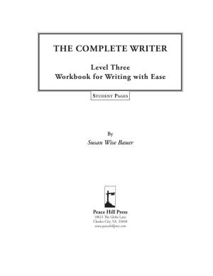 The Complete Writer