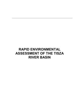 Rapid Environmental Assessment of the Tisza River Basin