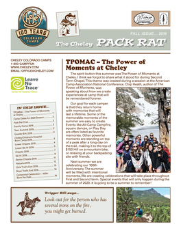 TPOMAC – the Power of Moments at Cheley