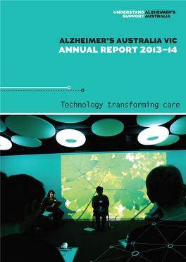 Alzheimer's Australia VIC Annual Report 2013