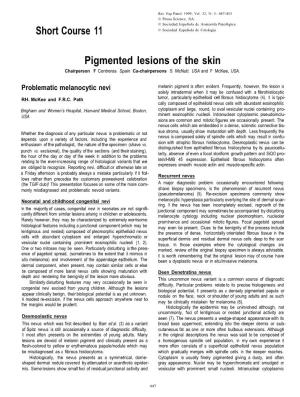 Short Course 11 Pigmented Lesions of the Skin