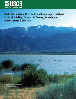 Surficial Geologic Map and Geochronologic Database, Fish Lake Valley, Esmeralda County, Nevada, and Mono County, California