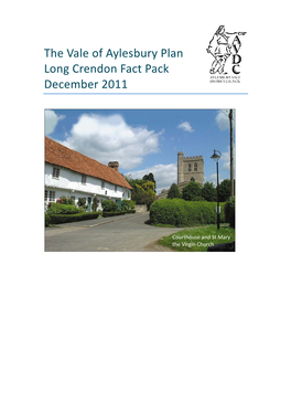 The Vale of Aylesbury Plan Long Crendon Fact Pack December 2011