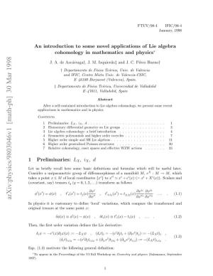An Introduction to Some Novel Applications of Lie Algebra