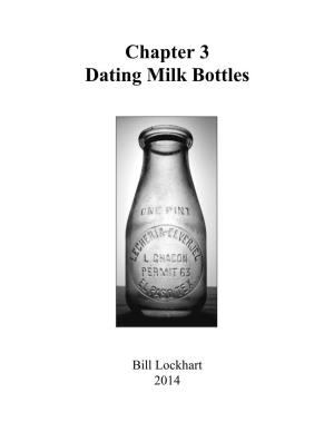 Chapter 3 Dating Milk Bottles