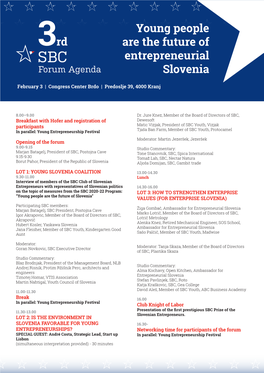 Young People Are the Future of Entrepreneurial Slovenia