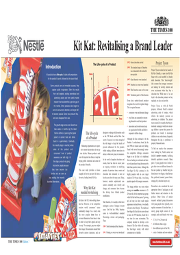 Kit Kat: Revitalising a Brand Leader