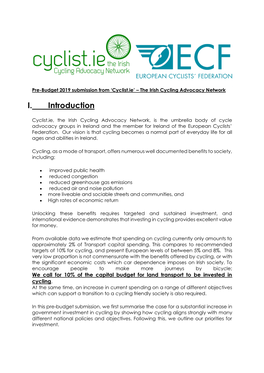 Sep 21, 2018 Cyclist.Ie Calls for Increased