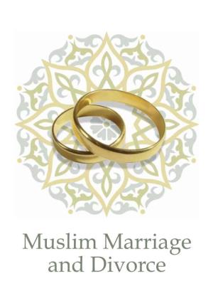 Muslim Marriage and Divorce