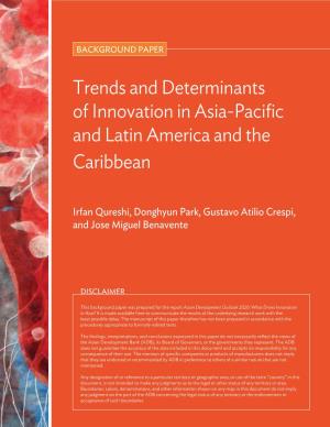 Trends and Determinants of Innovation in Asia-Pacific and Latin America and the Caribbean