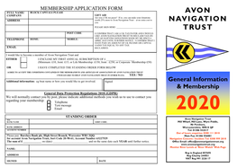 Membership Application Form