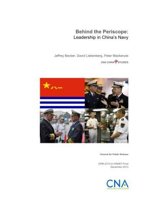Behind the Periscope: Leadership in China's Navy