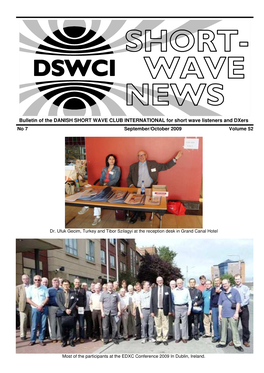 Bulletin of the DANISH SHORT WAVE CLUB INTERNATIONAL for Short Wave Listeners and Dxers