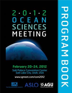 The 2012 Ocean Sciences Meeting