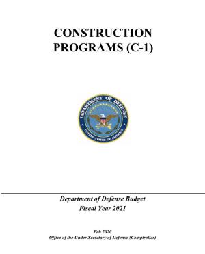 Military Construction, Family Housing, and Base Realignment and Closure Program
