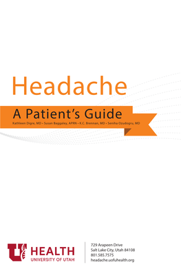 Headache: a Patient's Guide (Pdf)