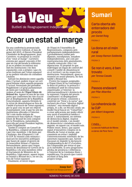 Crear Un Estat Al Marge