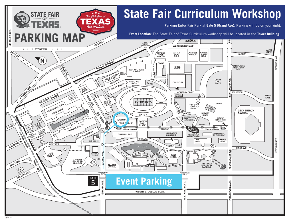 Parking: Enterherndon Fair Park at Gate 5 (Grand Ave)