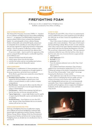 Firefighting Foam
