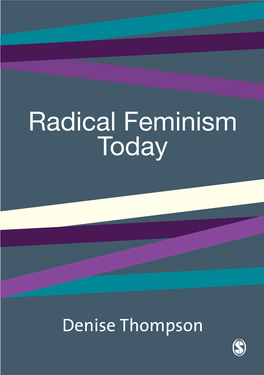 Radical Feminism Today Denise Thompson.Pdf