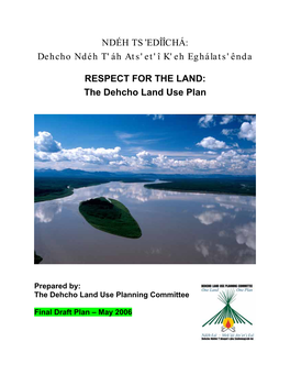 The Dehcho Land Use Plan