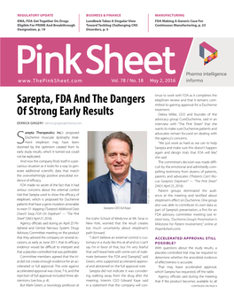 Sarepta, FDA and the Dangers of Strong Early Results