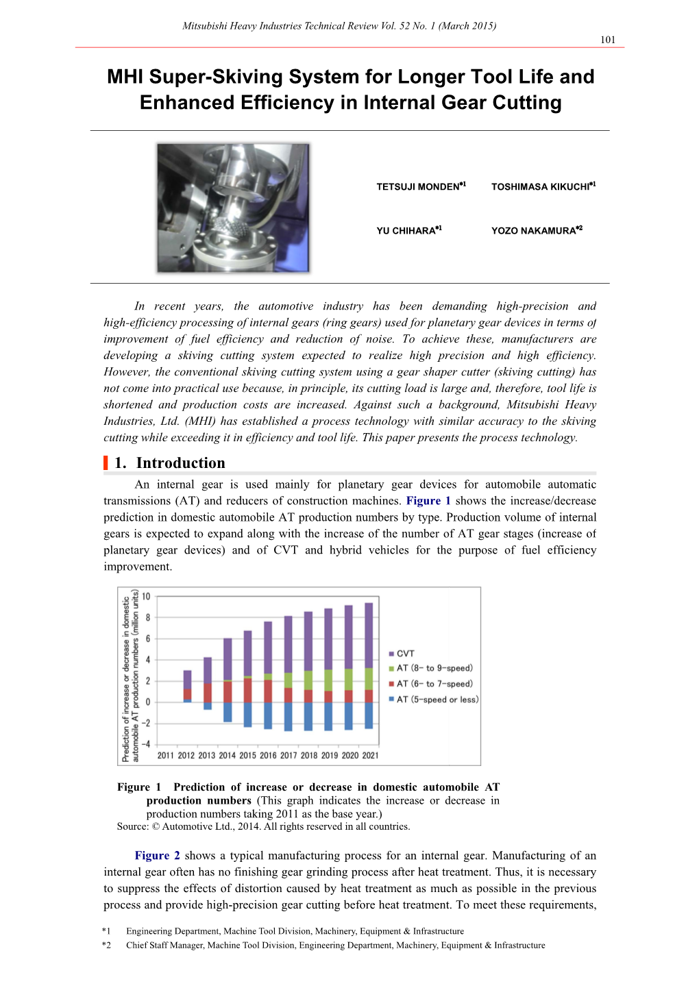 MHI Super-Skiving System for Longer Tool Life and Enhanced Efficiency in Internal Gear Cutting