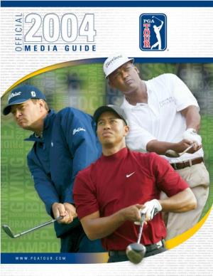 2004 PGA TOUR Media Guide / 1-1 Table of Contents