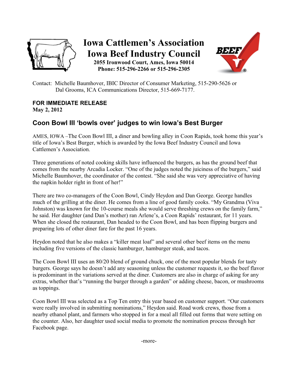 Iowa Beef Industry Council