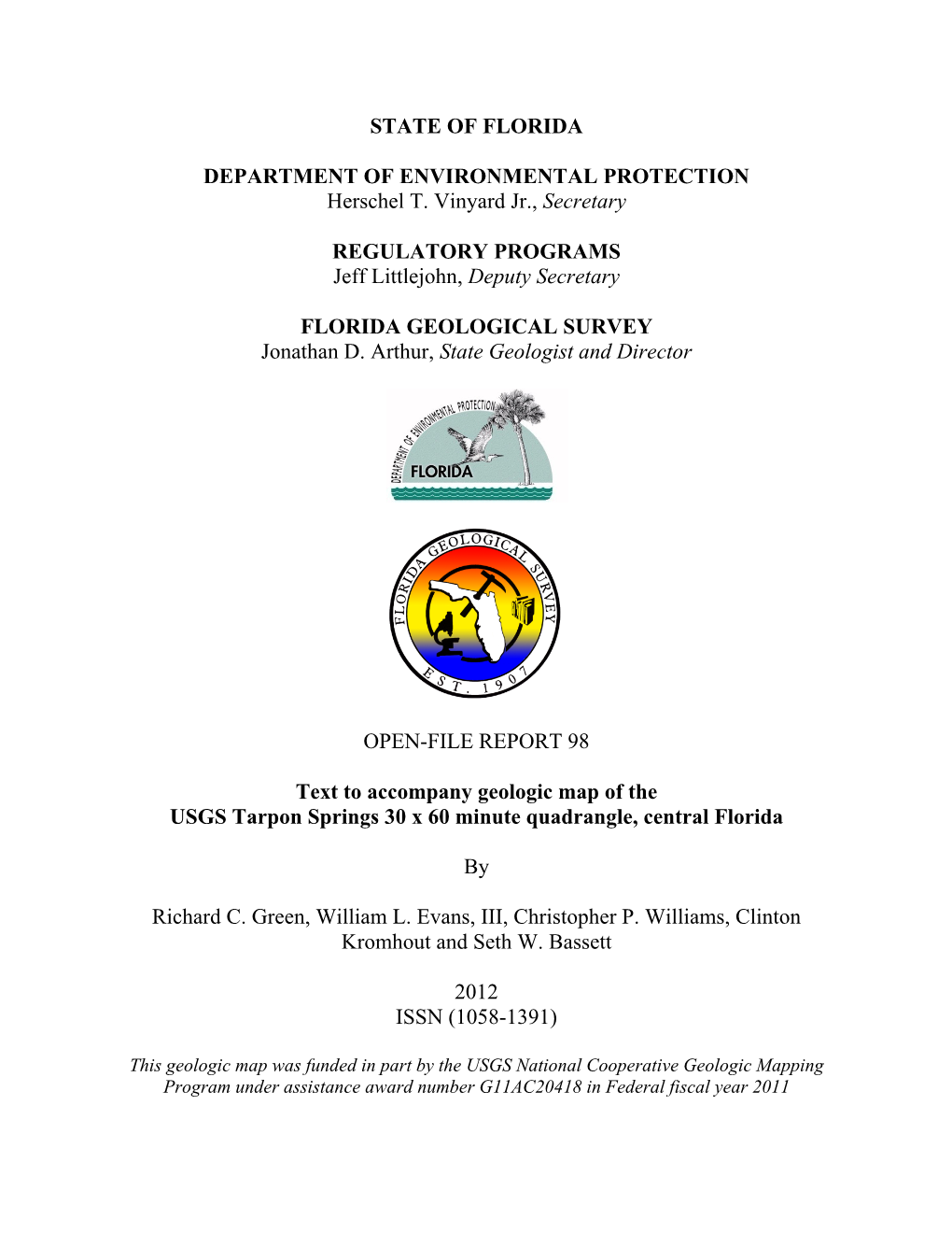 State of Florida Department Of