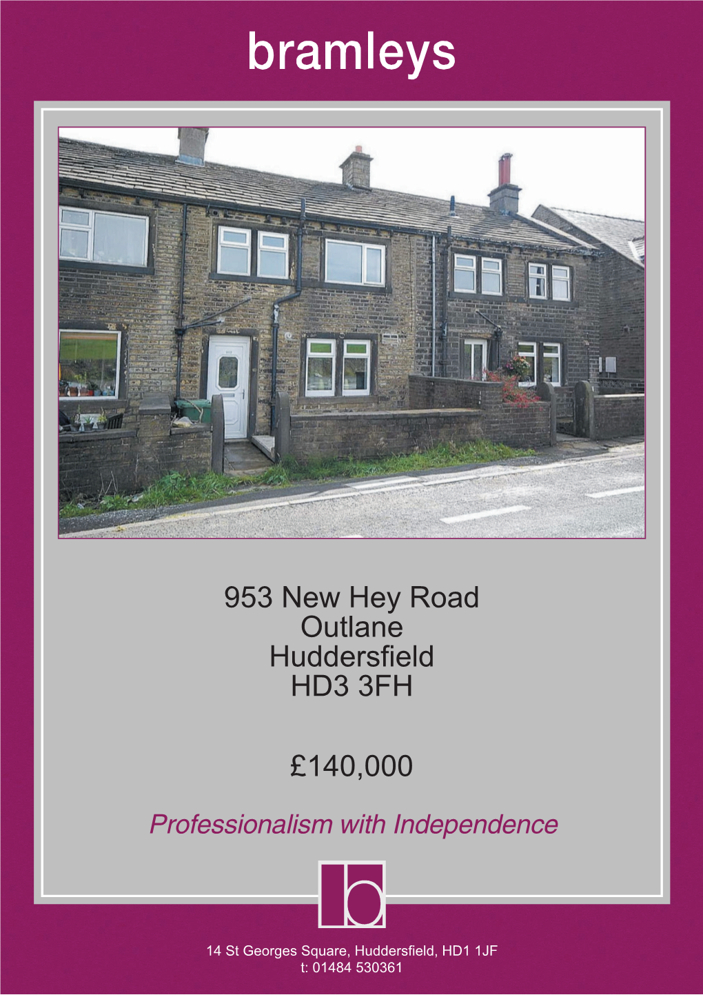 953 New Hey Road Outlane Huddersfield HD3 3FH £140,000