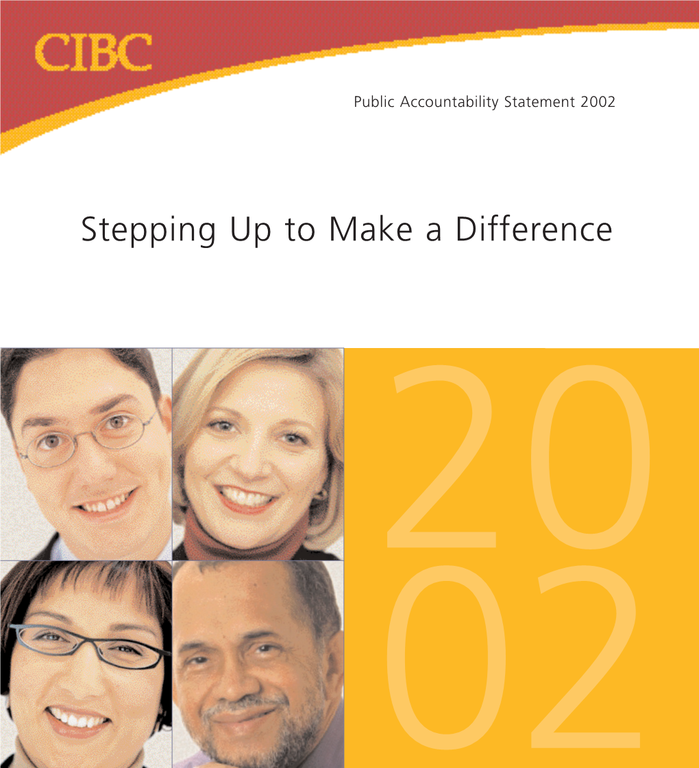 Stepping up to Make a Difference 20