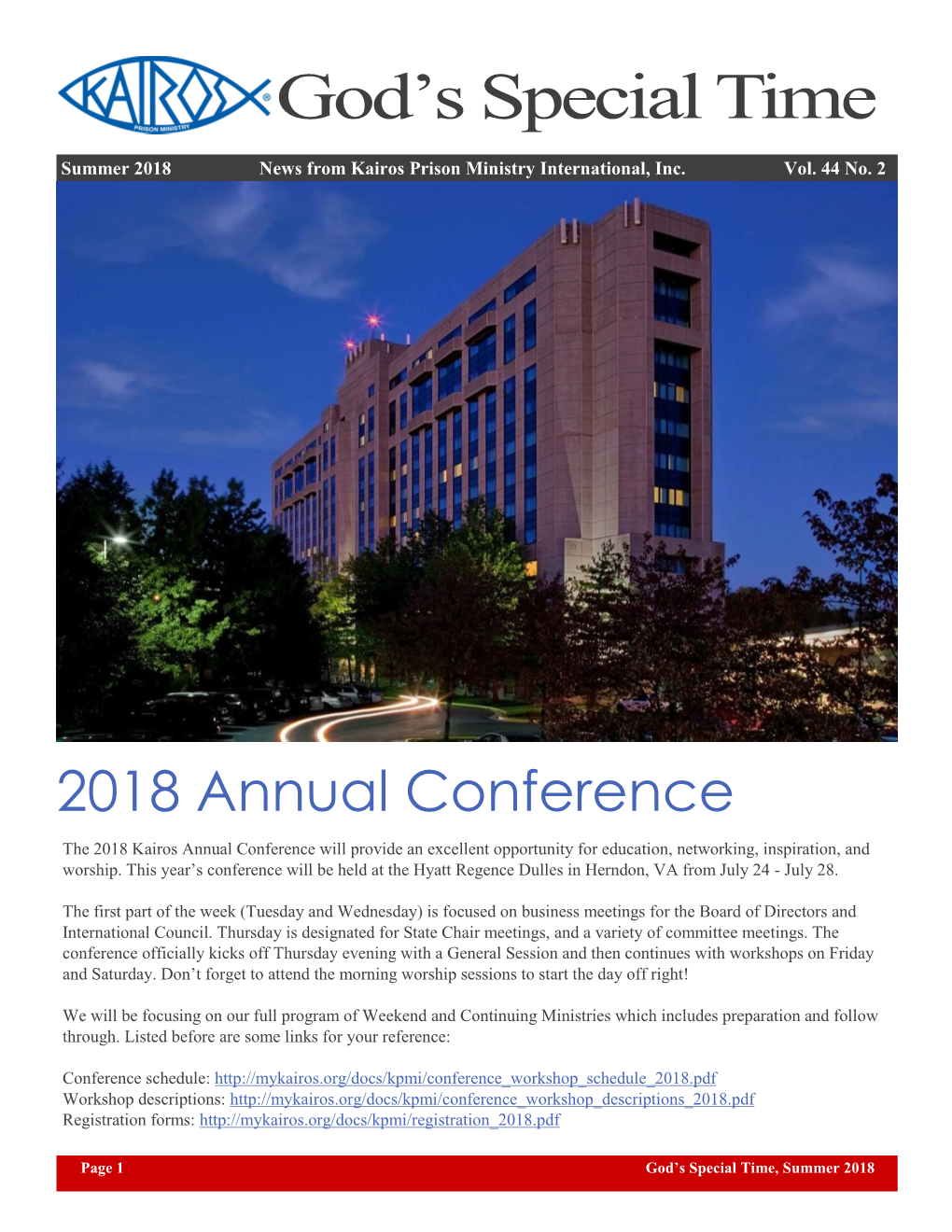 2018 Annual Conference