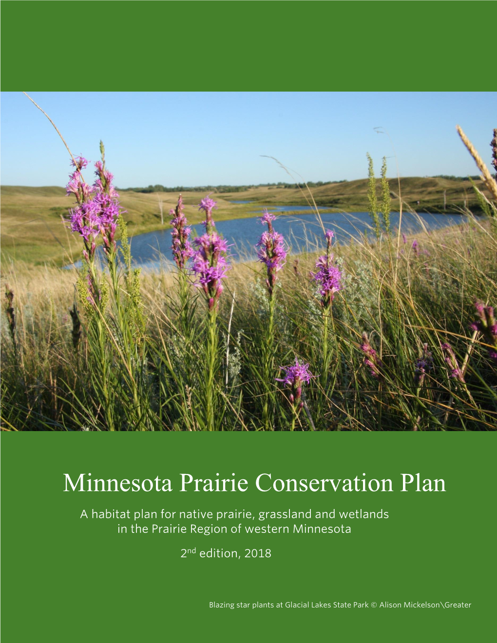 Minnesota Prairie Conservation Plan