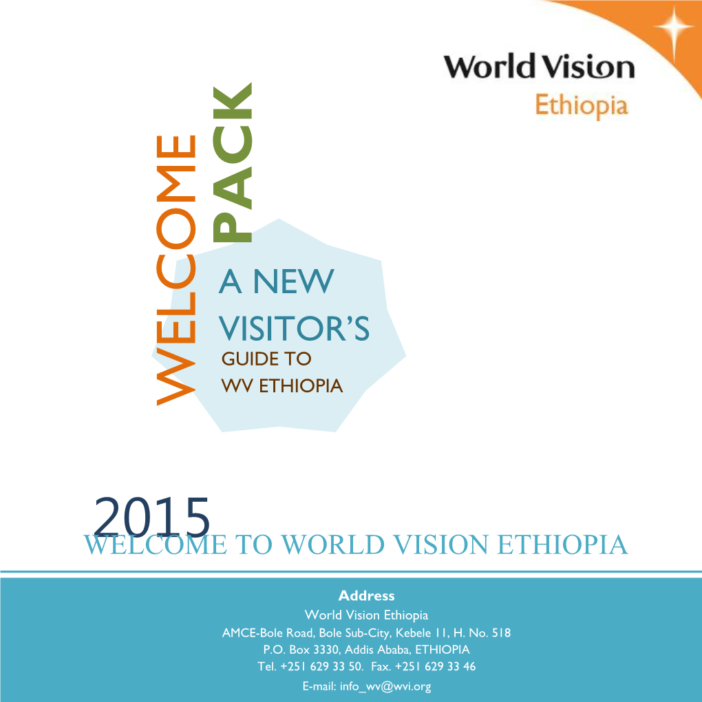 World Vision Ethiopia-Information Pack 2015