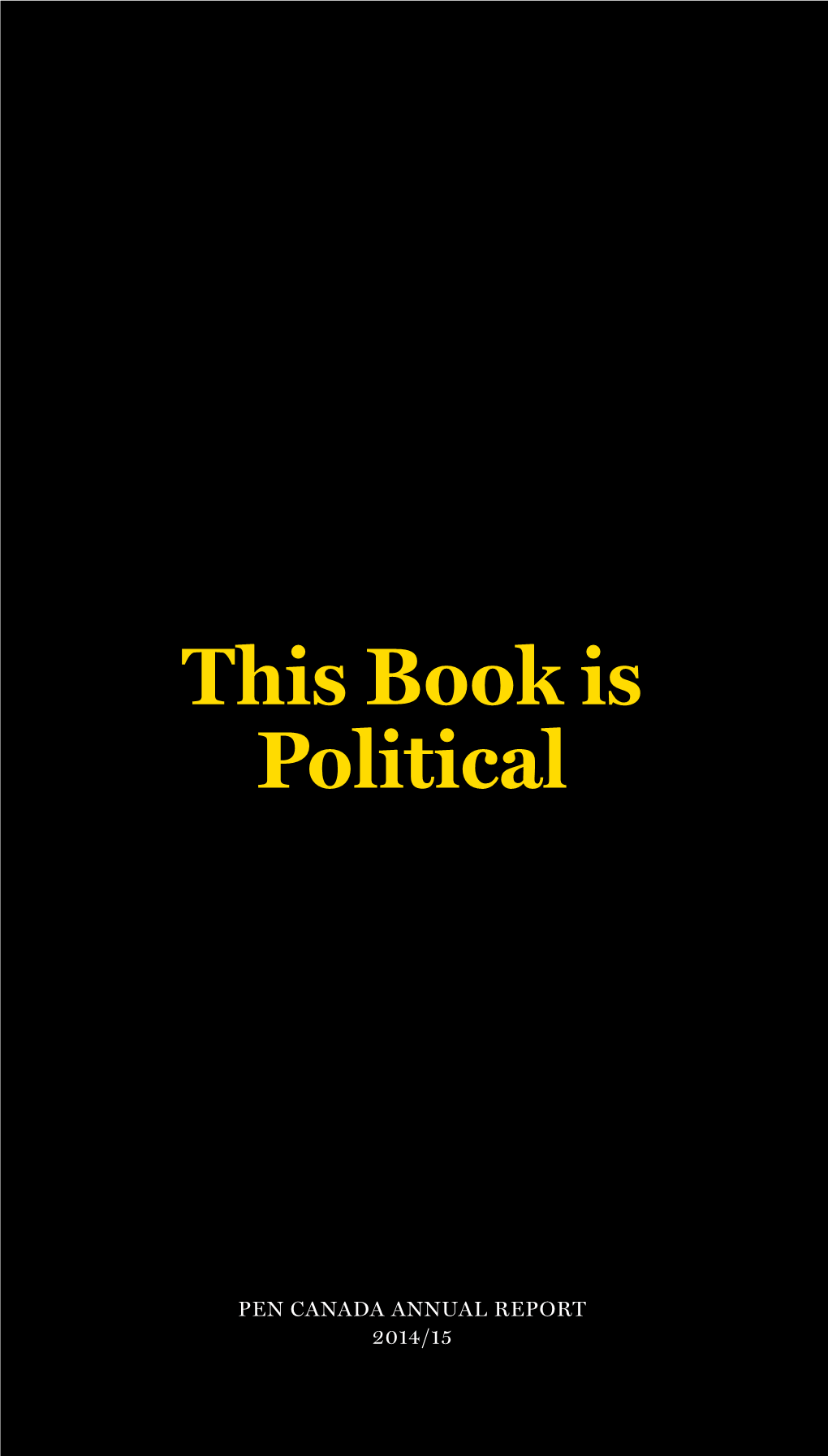 This Book Is Political