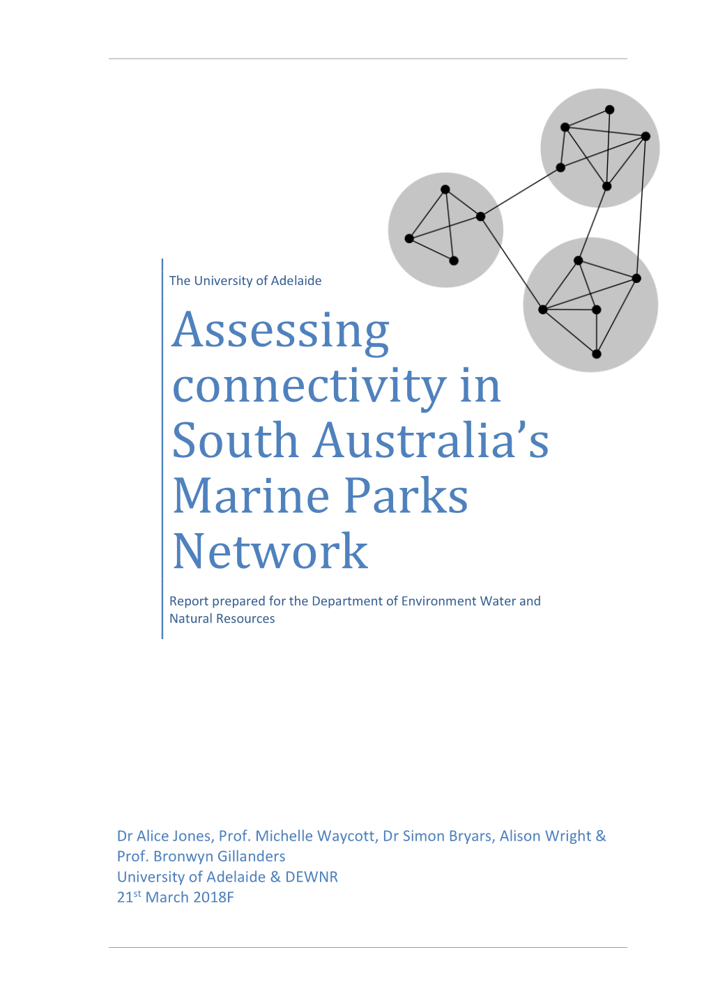 Assessing Connectivity in South Australia's Marine Parks Network