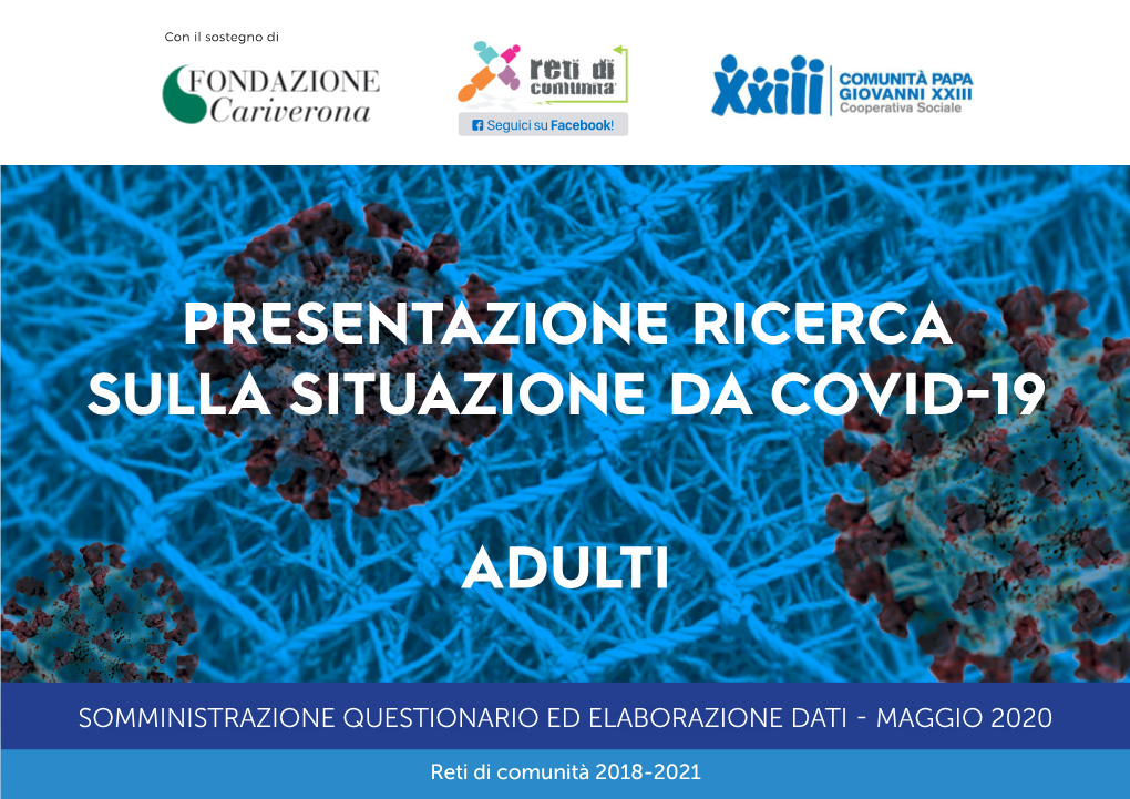 Presentazione Ricerca Sulla Situazione Da Covid-19 Adulti