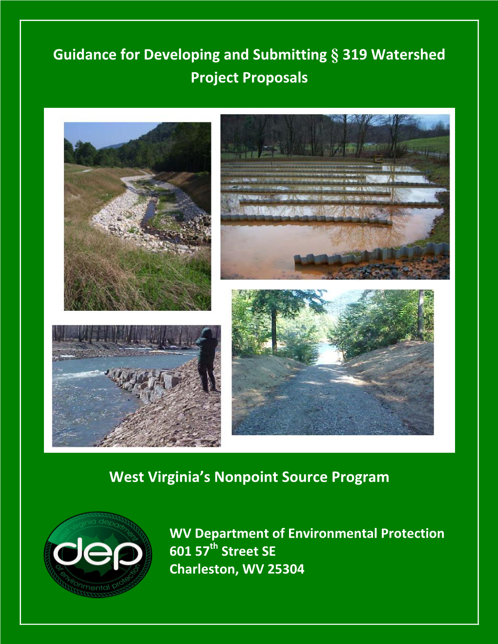 Guidance for Developing and Submitting § 319 Watershed Project Proposals