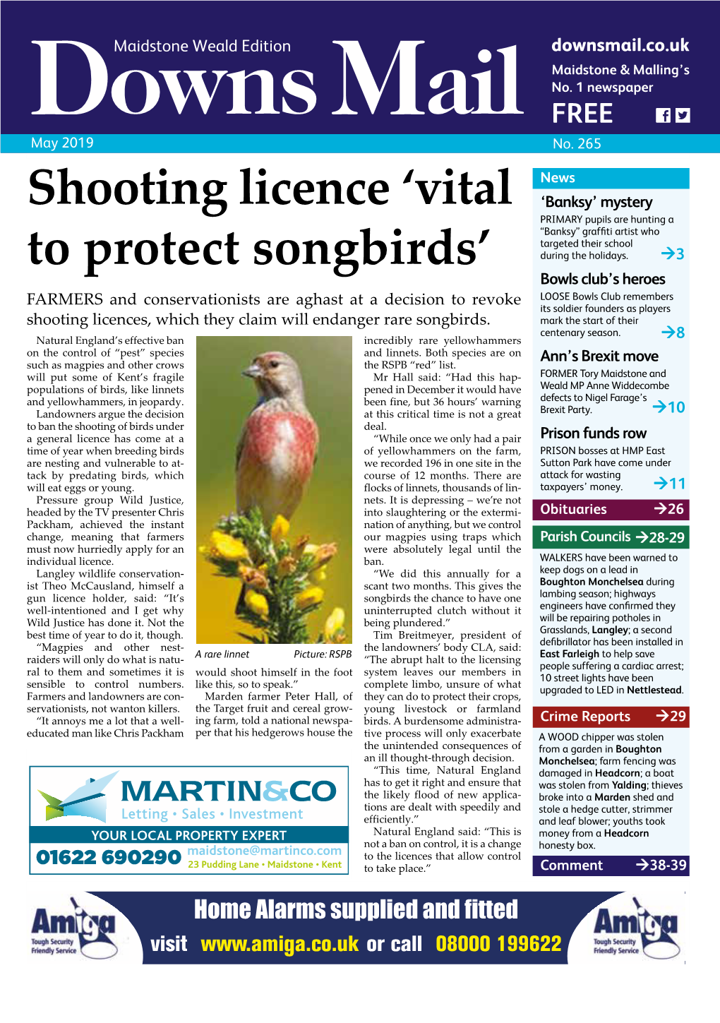 Shooting Licence 'Vital to Protect Songbirds'