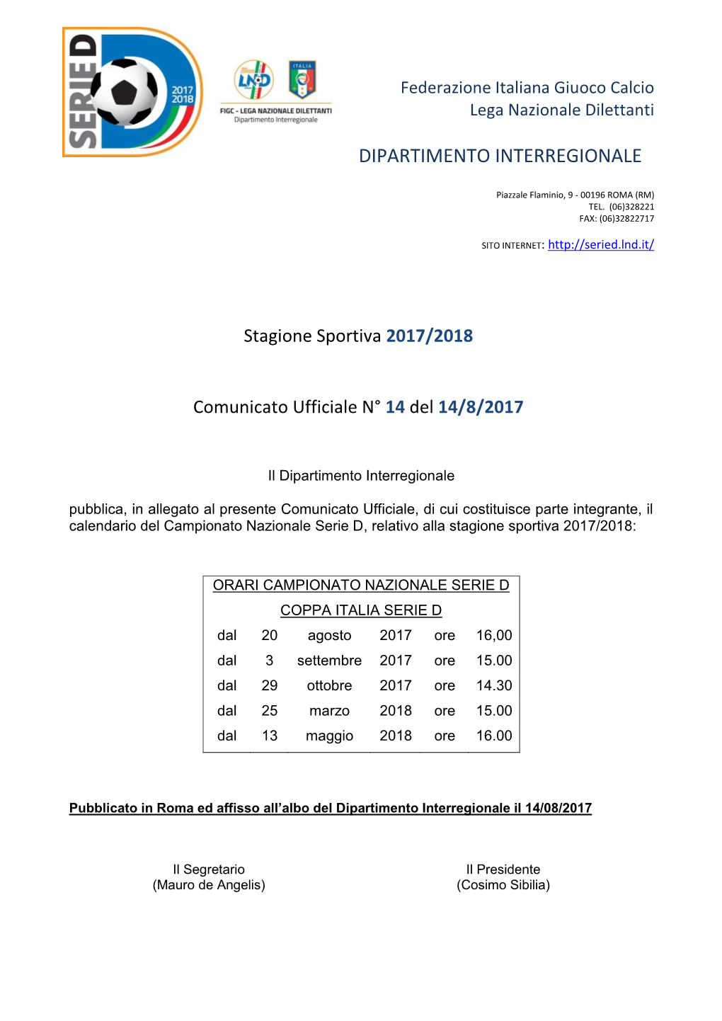 Dipartimento Interregionale