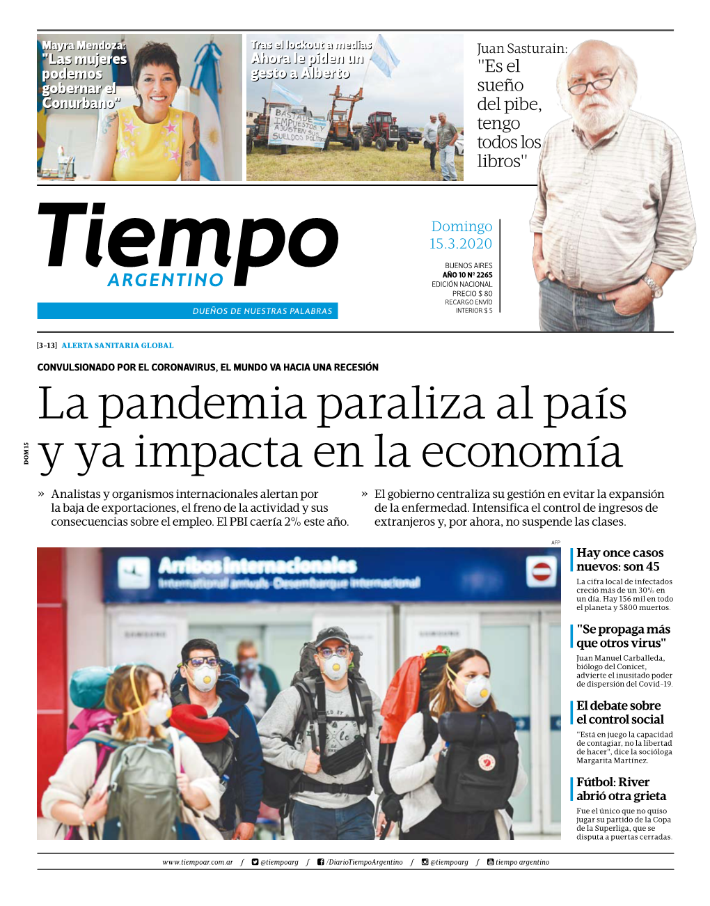 La Pandemia Paraliza Al País Y Ya Impacta En La Economía