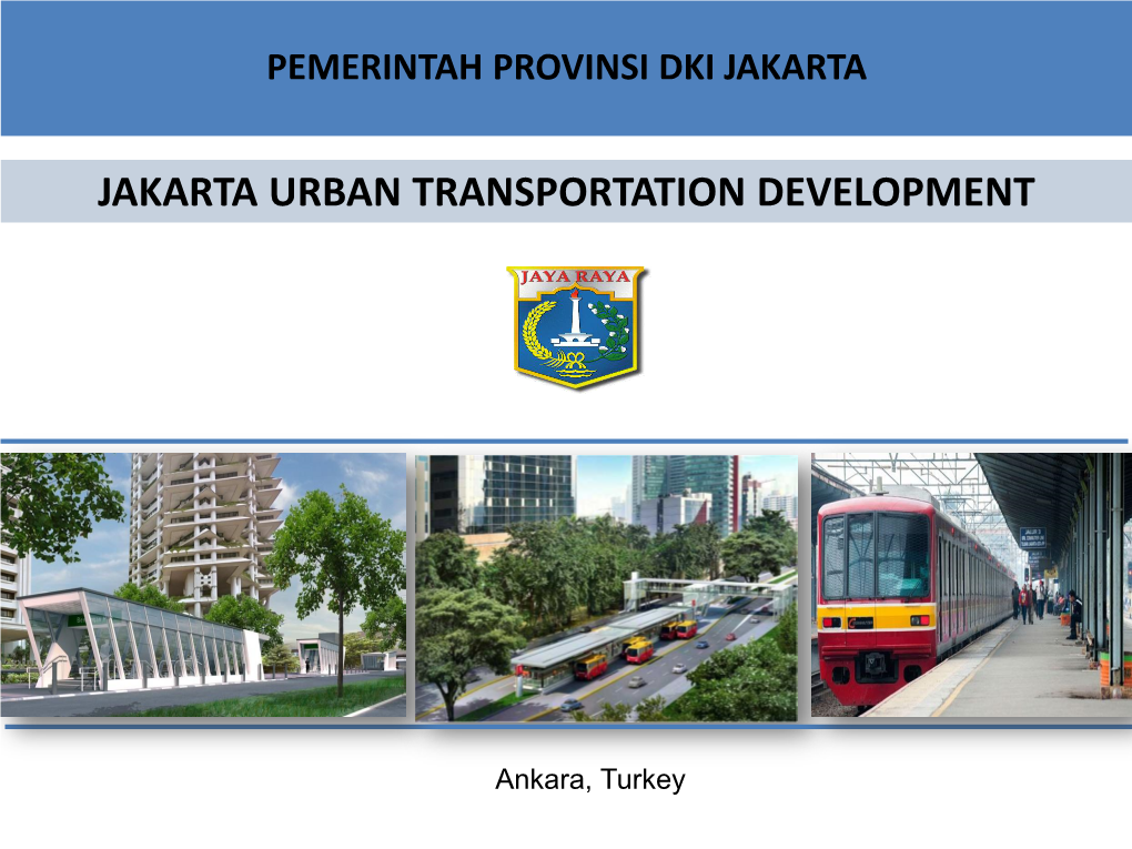 Jakarta Urban Transportation Development