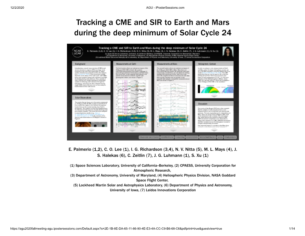 Tracking a CME and SIR to Earth and Mars During the Deep Minimum of Solar Cycle 24