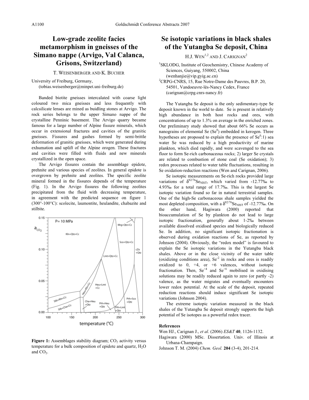 Low-Grade Zeolite Facies Metamorphism in Gneisses of the Simano